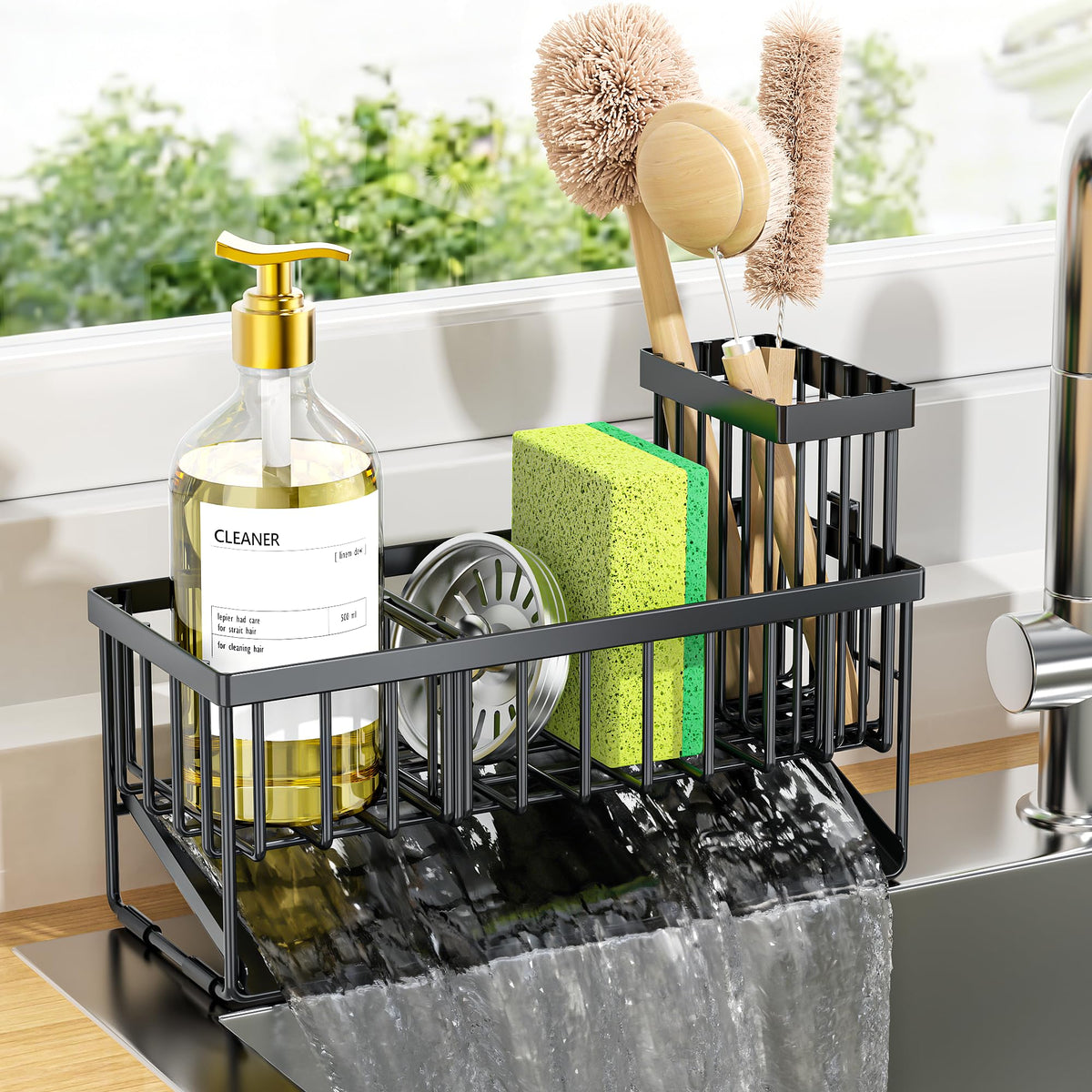 Kitchen Sink Caddy with Drain Tray