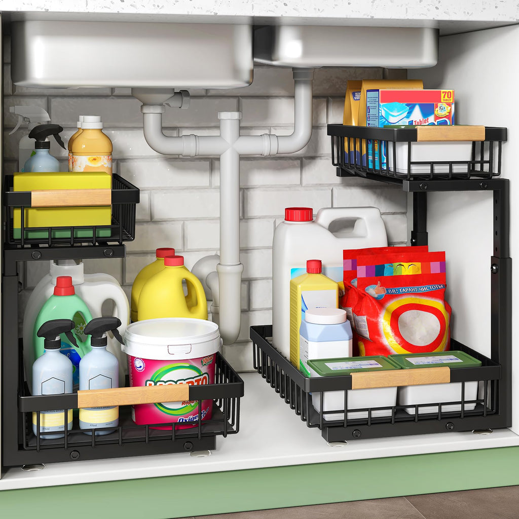 Pull-Out Cabinet Storage Organizer
