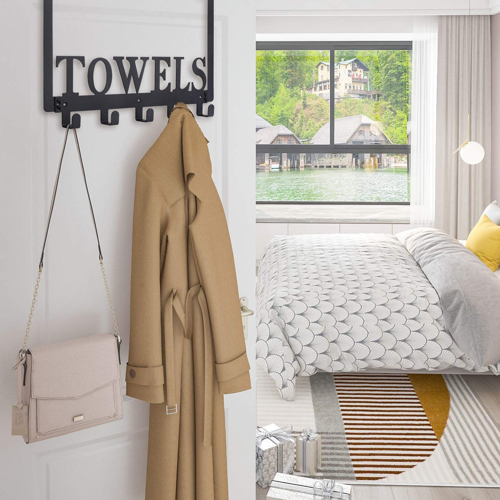 Over-Door Towel Hook Rack image 4