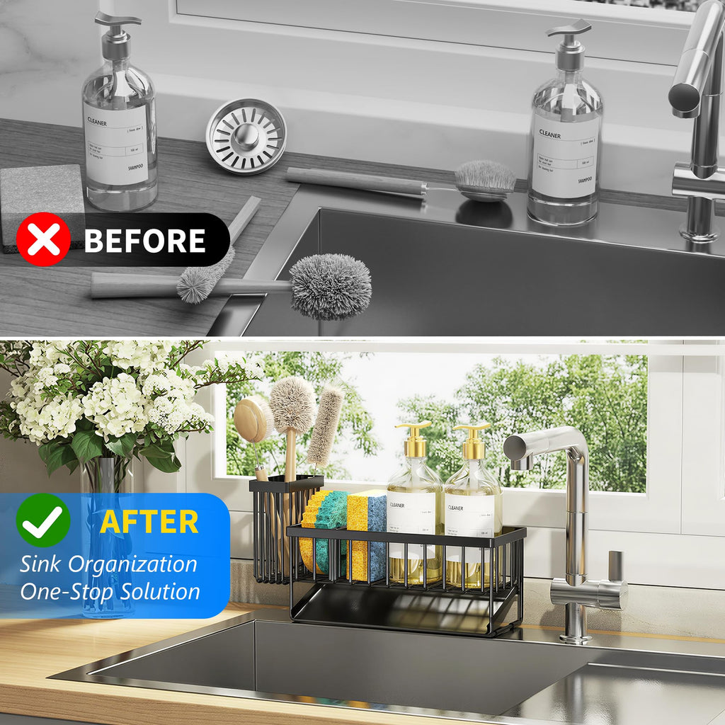 Kitchen Sink Caddy with Drain Tray image 6