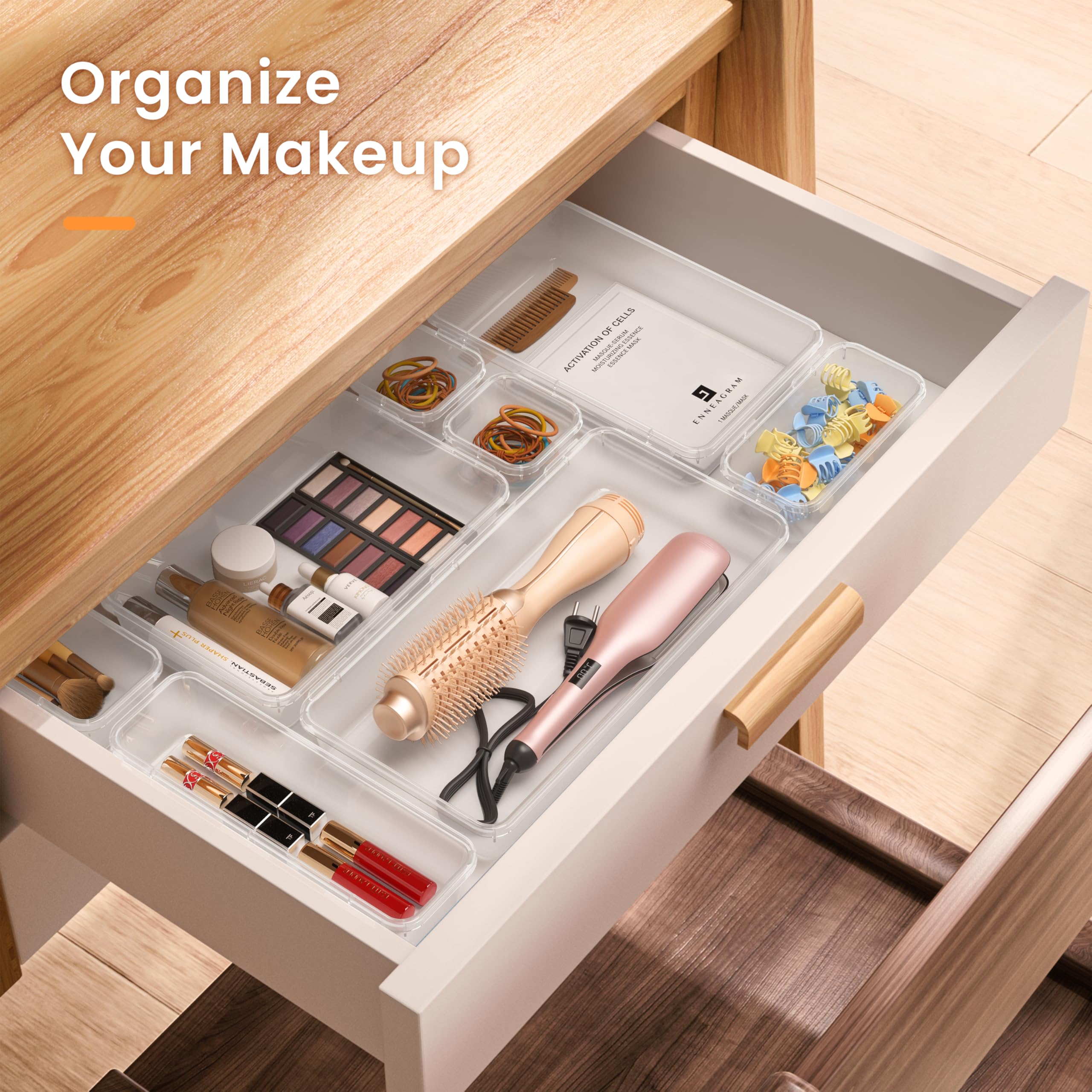 Modular Makeup Drawer Organizer image 4