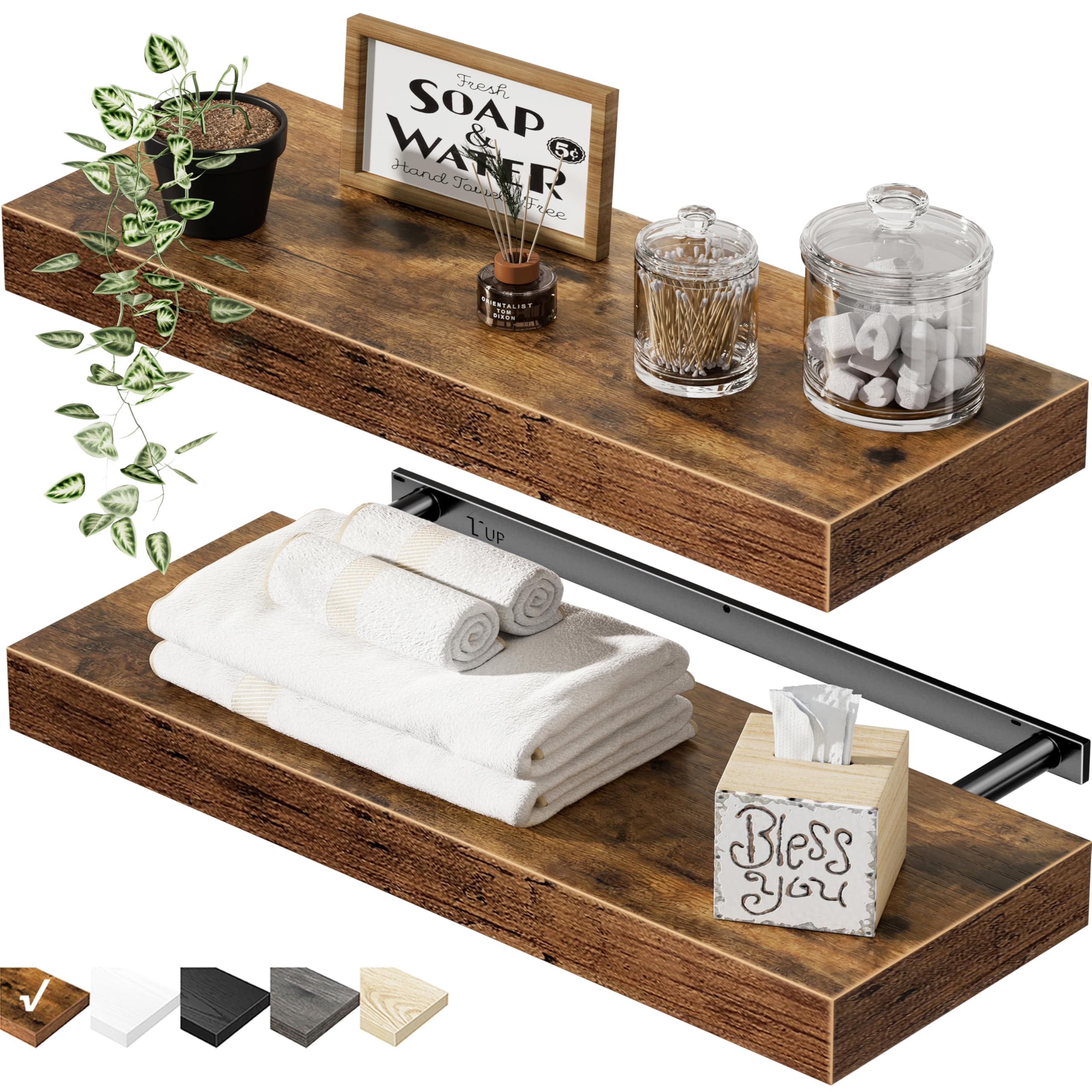 Floating Wall Shelf Set