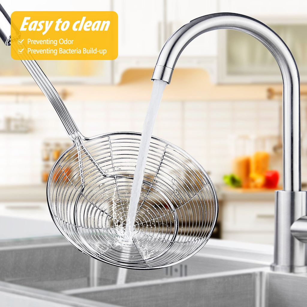 2-Pack Stainless Steel Spider Strainers