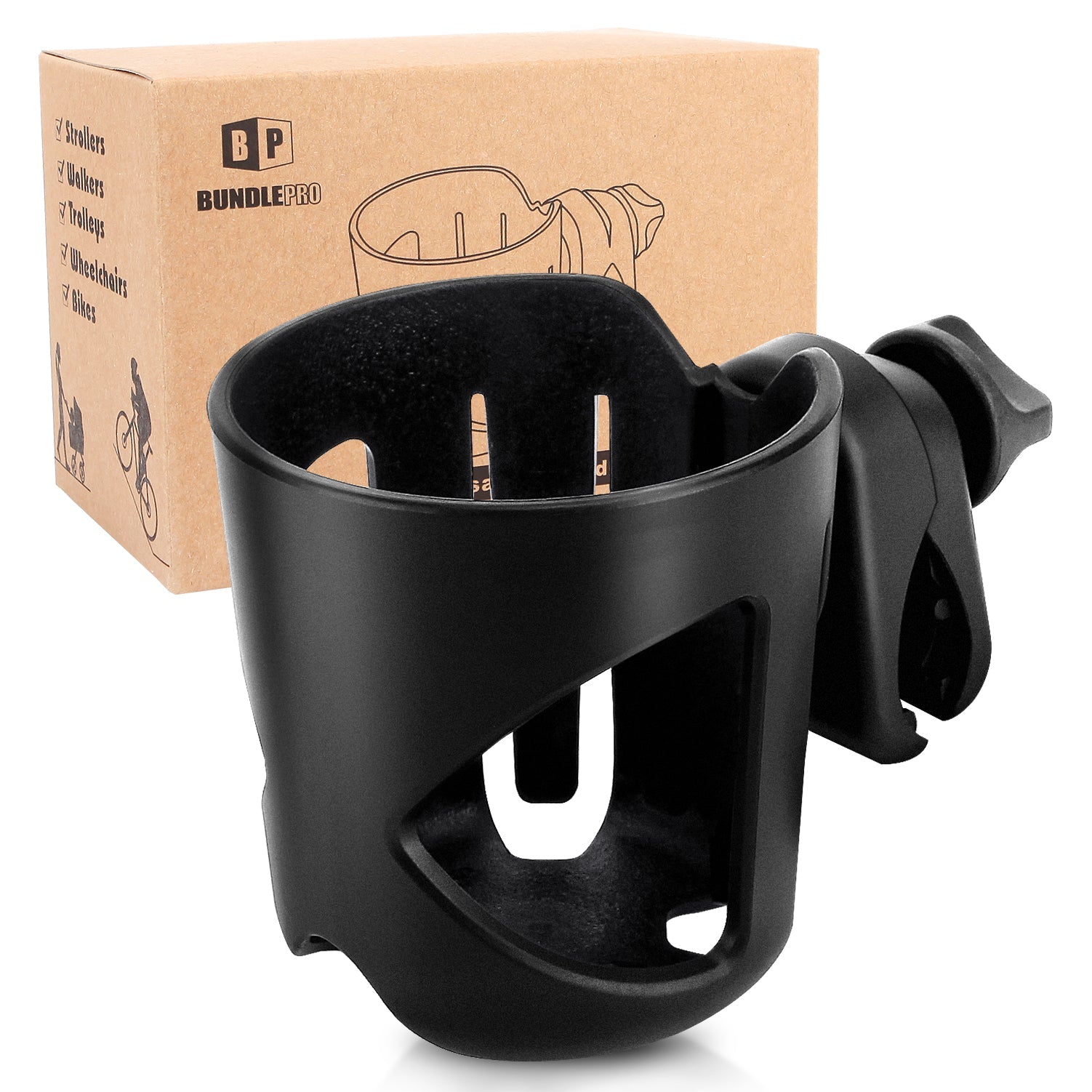 Universal Drink Holder for Strollers and Bikes