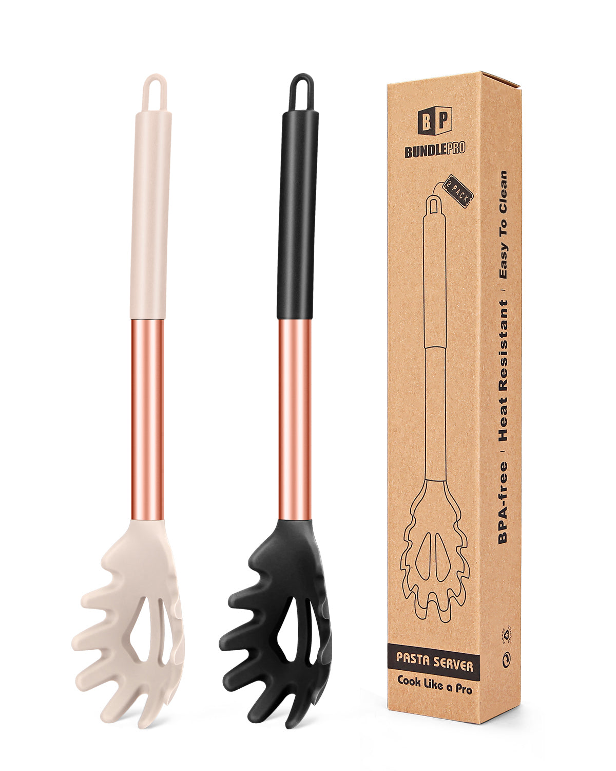 2-Pack Silicone Pasta Forks