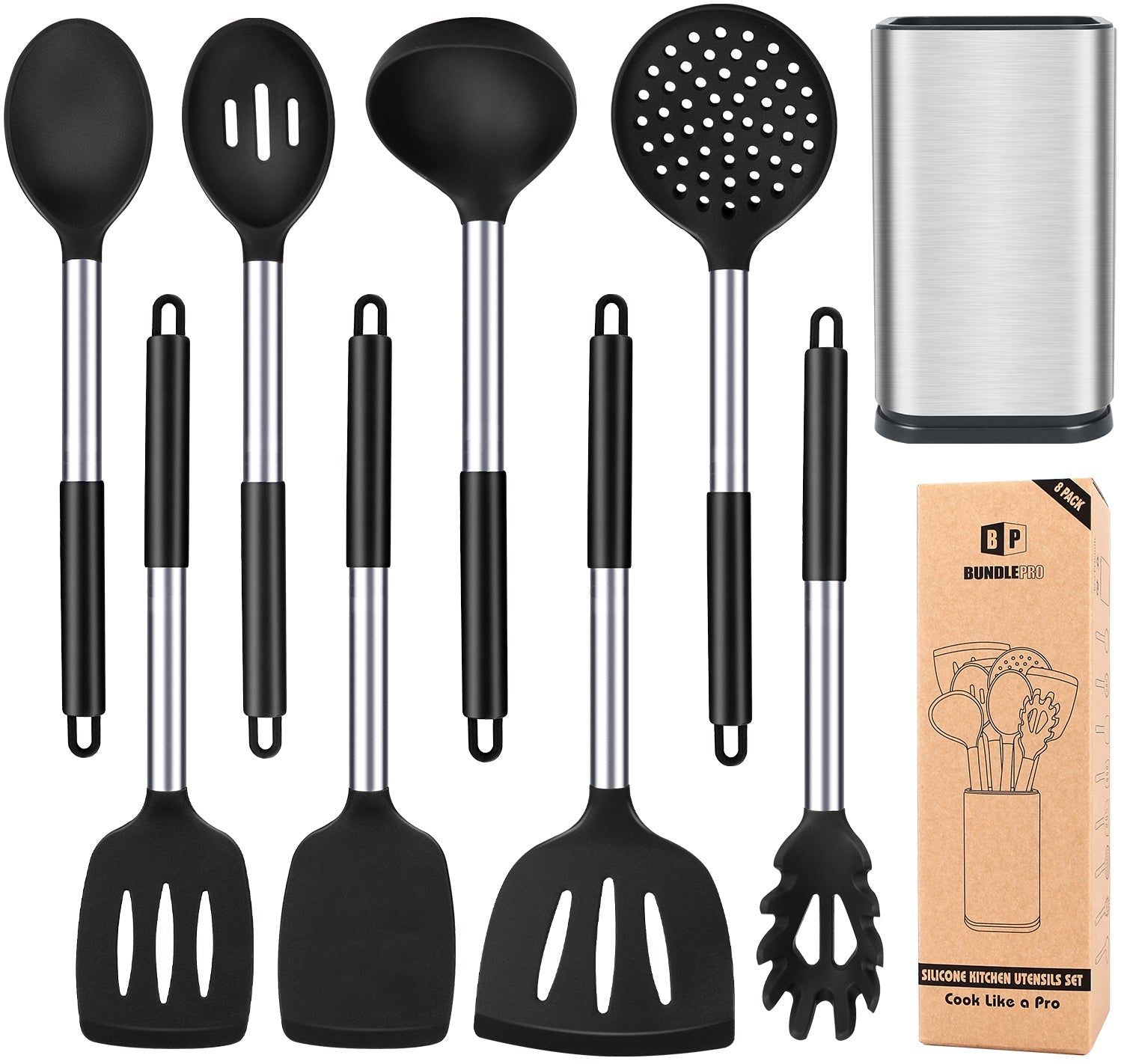 8-Piece Non-Stick Kitchen Utensil Set