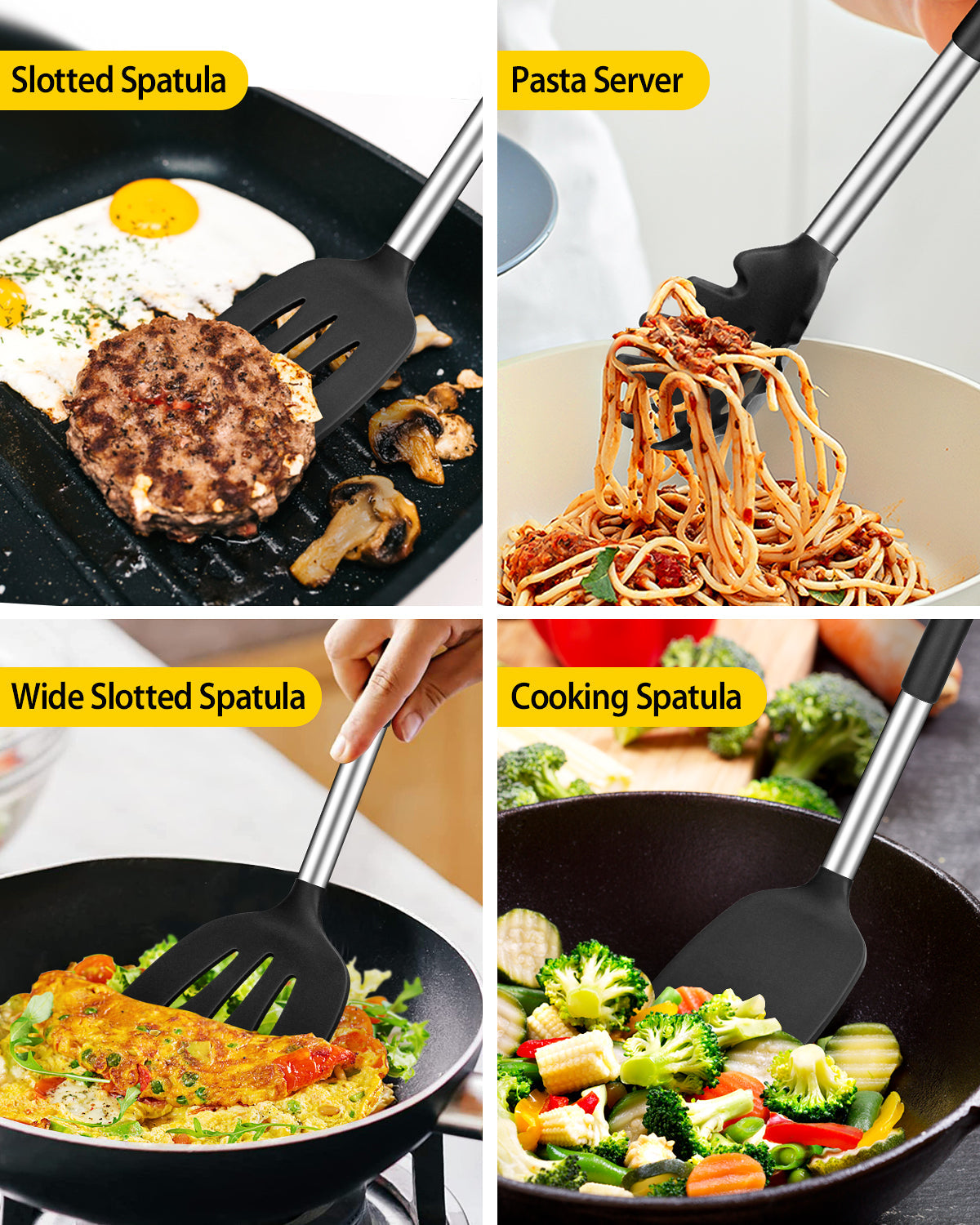 8-Piece Non-Stick Kitchen Utensil Set