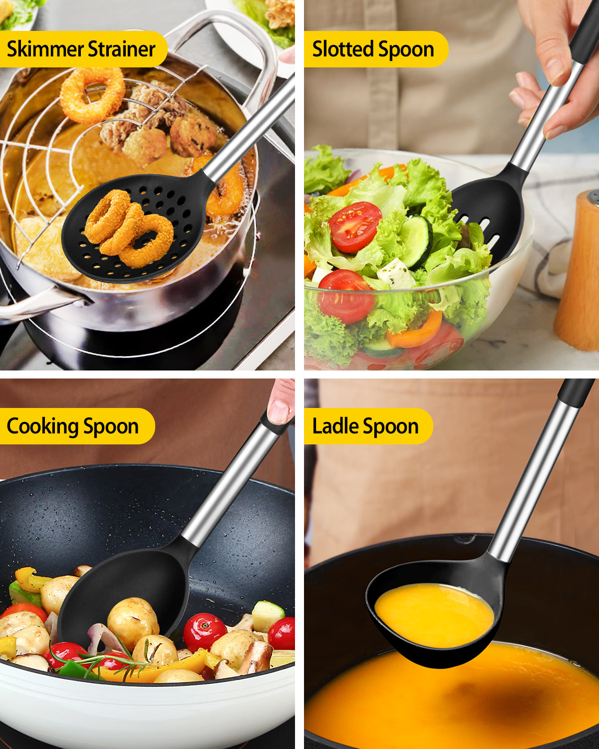 8-Piece Non-Stick Kitchen Utensil Set
