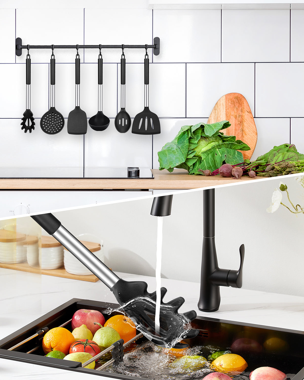 8-Piece Non-Stick Kitchen Utensil Set