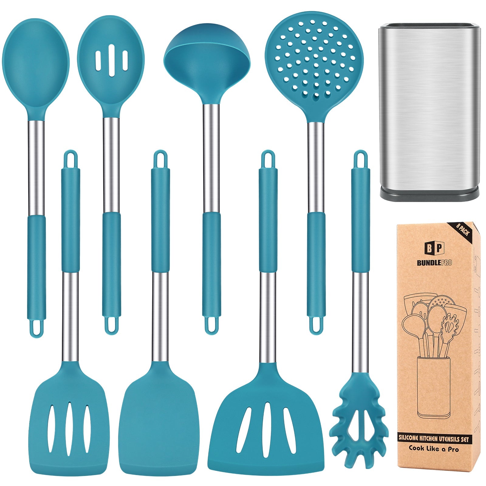 8-Piece Non-Stick Kitchen Utensil Set