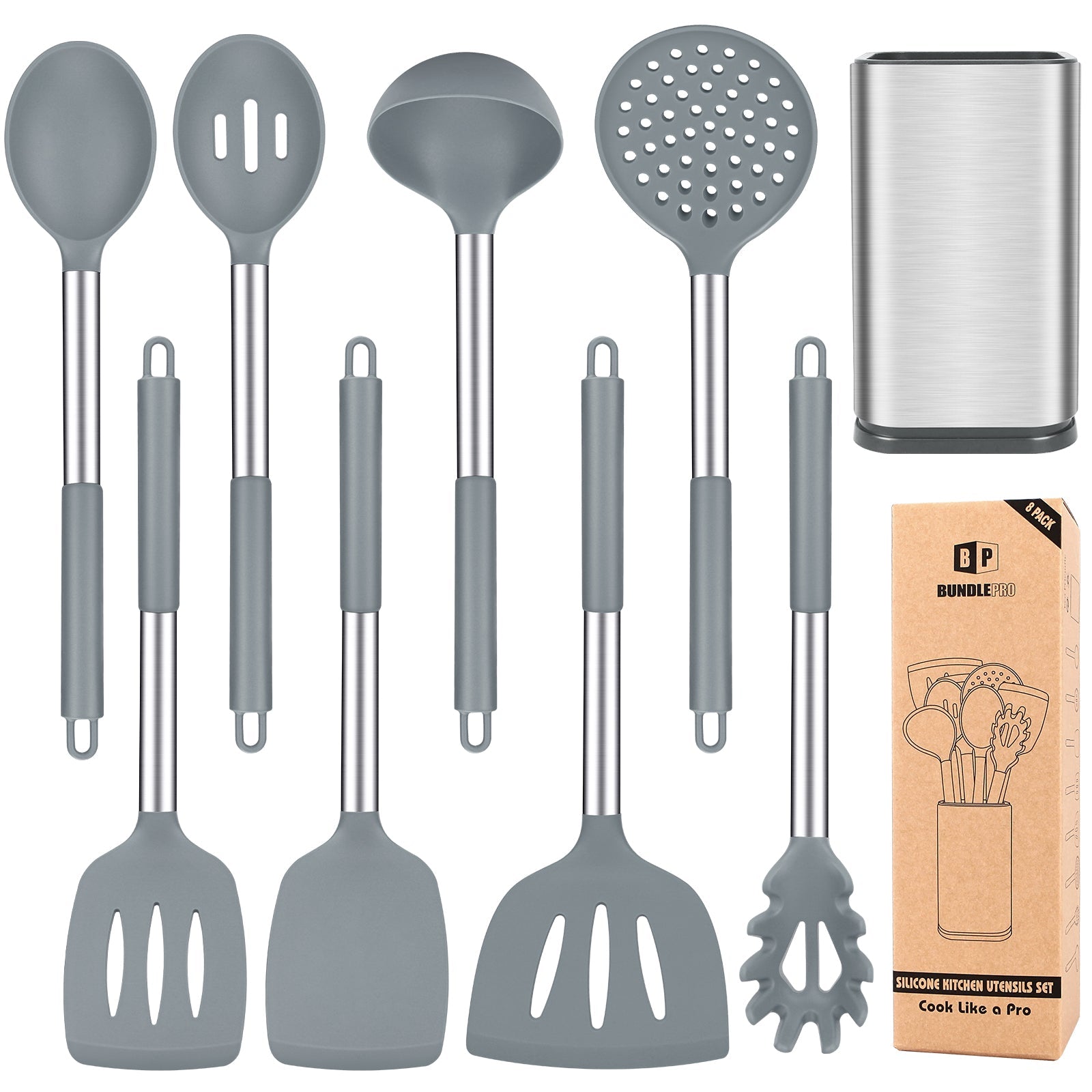 8-Piece Non-Stick Kitchen Utensil Set