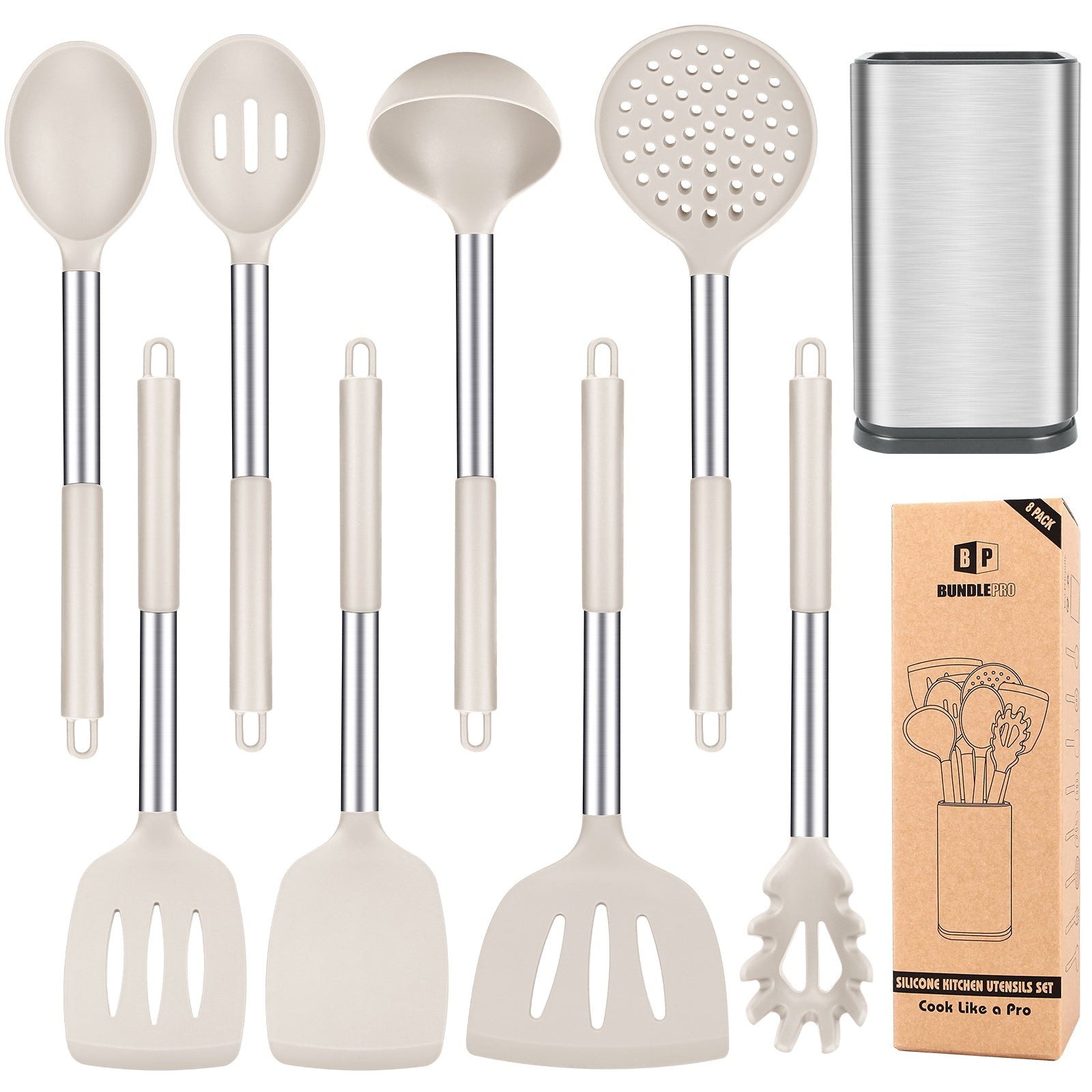 8-Piece Non-Stick Kitchen Utensil Set