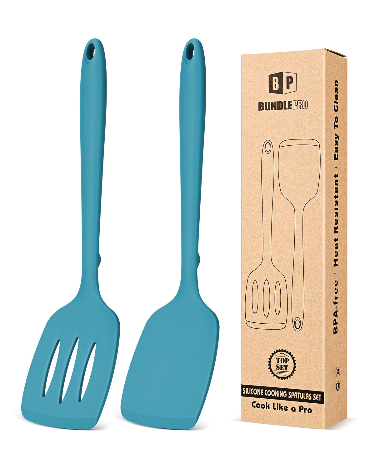 2-Pack Silicone Spatula Turners
