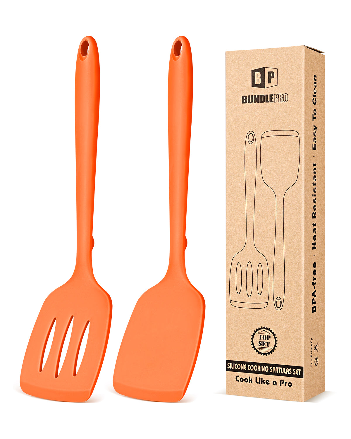 2-Pack Silicone Spatula Turners