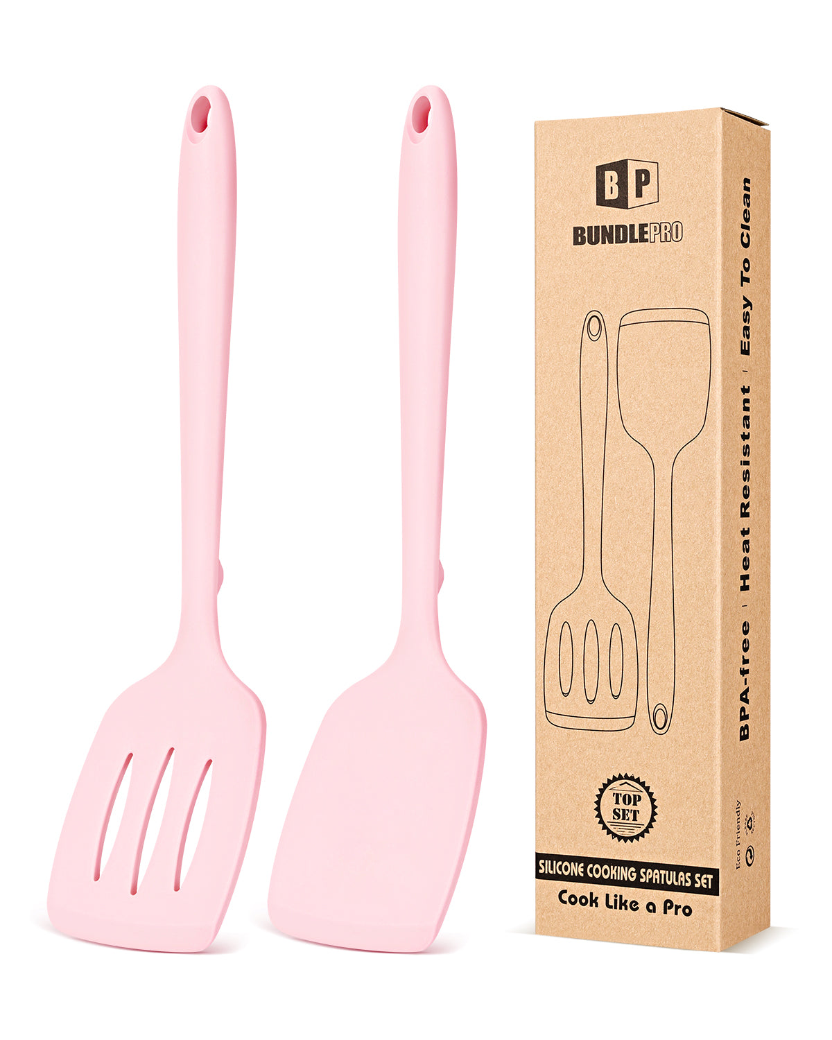 2-Pack Silicone Spatula Turners