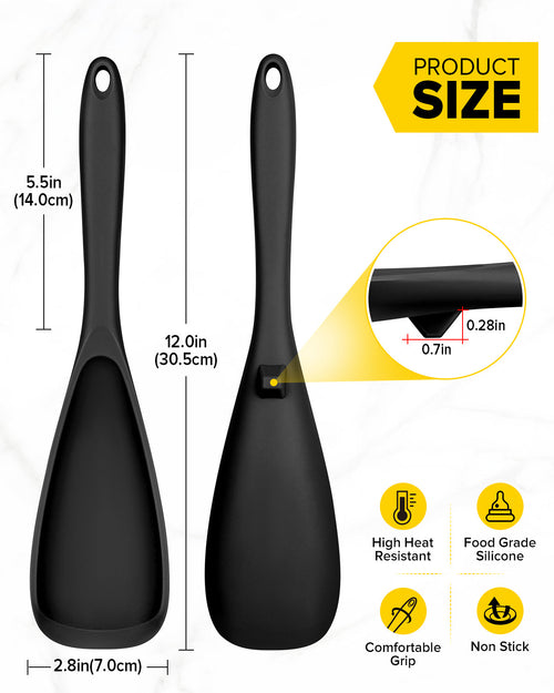 2-Pack Cooking Spoons for Non-Stick Cookware