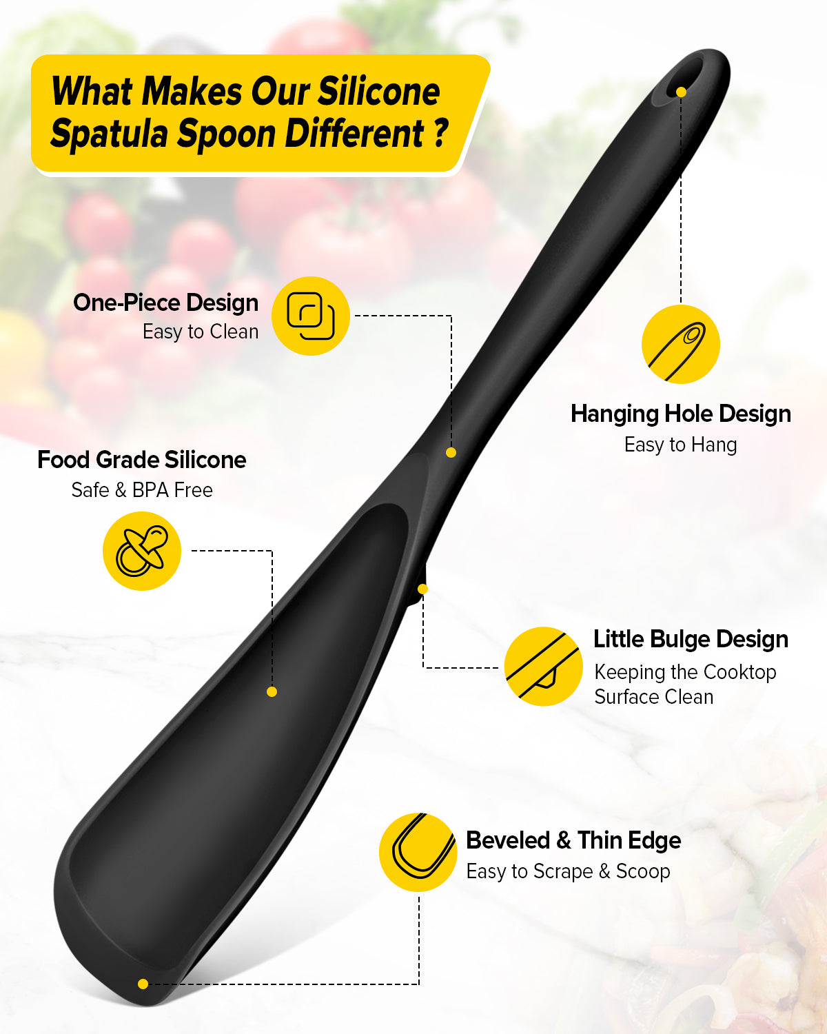 2-Pack Cooking Spoons for Non-Stick Cookware